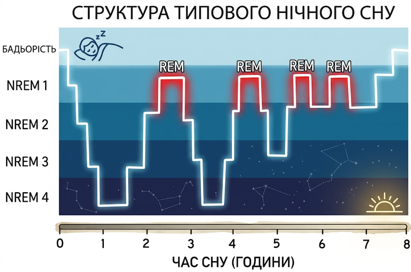 нормальна структура сну